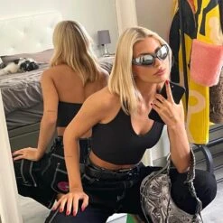 BALENCIAGA BB0202S/001 -Etnia Barcelona || Gucci Shop balenciaga bb0202s jessica goicoechea