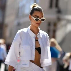 BOTTEGA VENETA BV1031S/006 -Etnia Barcelona || Gucci Shop bottega veneta bv1031s white