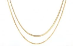 CHAIN FOR ART'S SAKE SNAKE GOLD